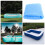 Thermal Insulation Pool Cover Blue 1pcs 86.6x59x0.2in 8