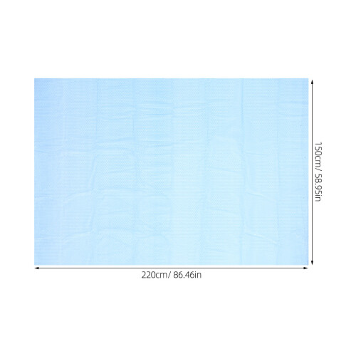 Thermal Insulation Pool Cover Blue 1pcs 86.6x59x0.2in 1
