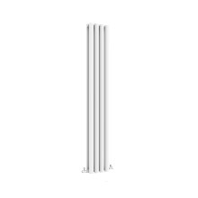 (Double, 1600x236mm) White Single/Double Oval Column Radiator