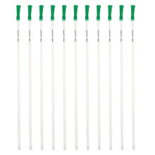 12pcs Disposable Enema Heads Inner Diameter Hose Lower Body Flushing Pipe Heads (white Green)