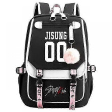 (46cmX29cmX16cm, 30) New Stray Kids Girls Boys USB Backpacks Anime School Book Bags Teenager Canvas Backpack For Women Backpacks x