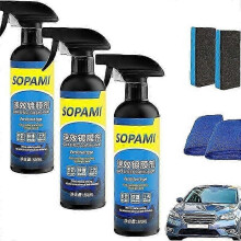 (3SET) 1-3Set Sopami Car Coating Spray, Protection Quick Car Wax Polish for Car and Motorcycle  x