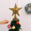 Living And Home (Gold, S) Wrought Iron Christmas Tree Topper Star Ornament Home Decor 3