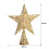 Living And Home (Gold, M) Wrought Iron Christmas Tree Topper Star Ornament Home Decor 7