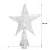 Living And Home (Silver, L) Wrought Iron Christmas Tree Topper Star Ornament Home Decor 7