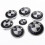 7pcs Black Emblems Hood And Trunk for All Models E30 E36 E46 E34 E39 E60 E65 E38 X3 X5 X6 3 4 5 6 7 8 (82mm + 73mm) 1