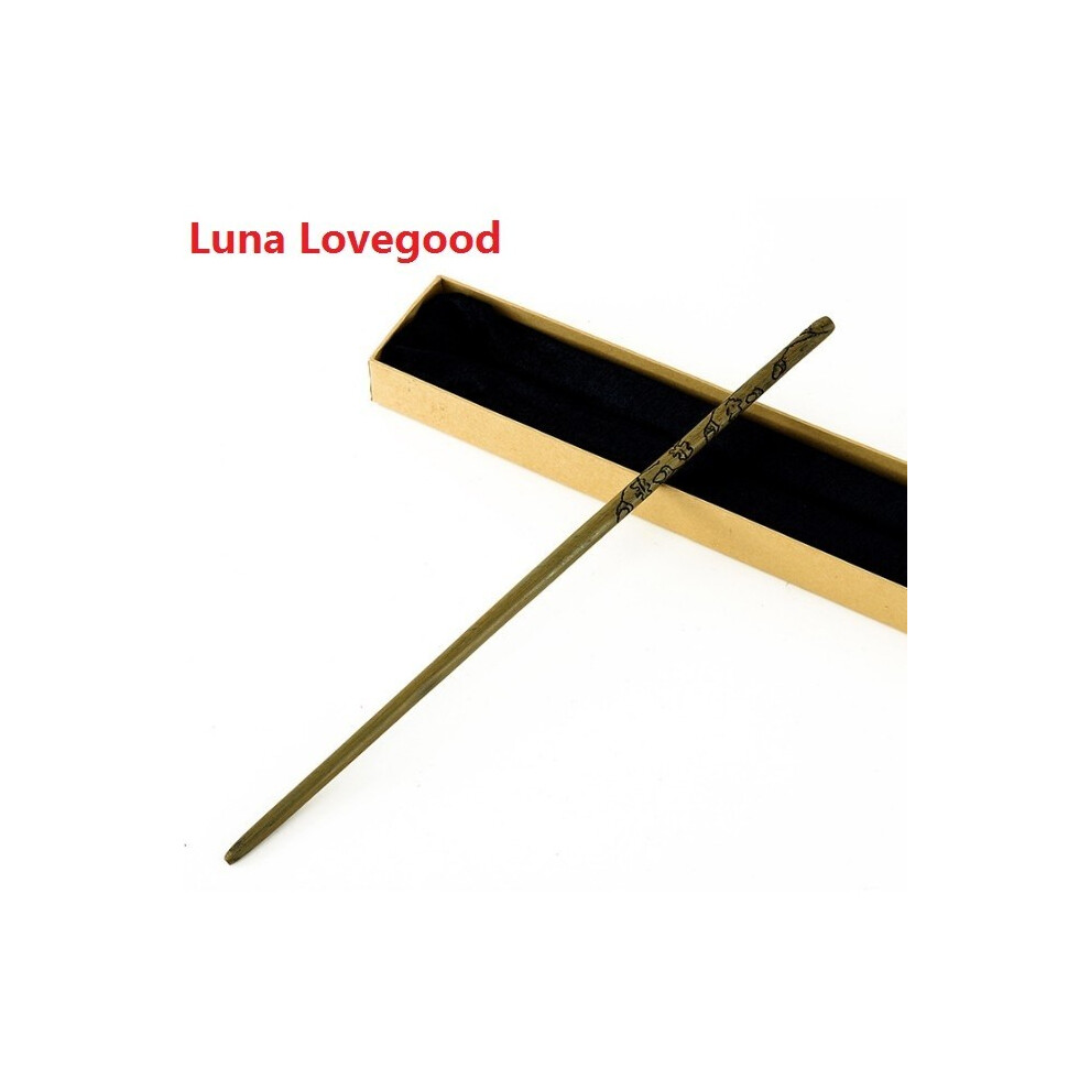 (LUNA LOVEGOOD) Potter Harry Themed Movie Characters Ron Sirius Ginny Proprietary Magic Wand