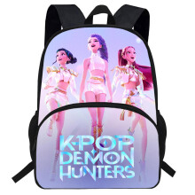 (Style 5) Kpop Demon Hunters Cartoon School Backpack Durable Material Anti Students Shock