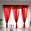 (Red, 200*270cm/78.7*106.3in) Elegant Sheer Solid Panel Window Curtain All Sizes All 1 Panel Colors 1