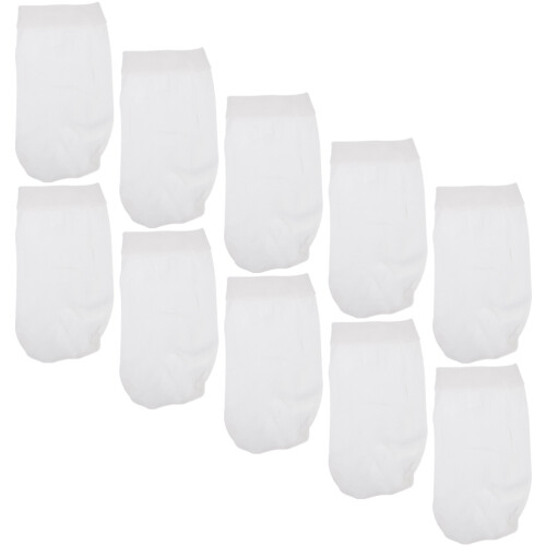 10Pcs Durable White Pool Filter Socks for Swimming Pool Skimmers