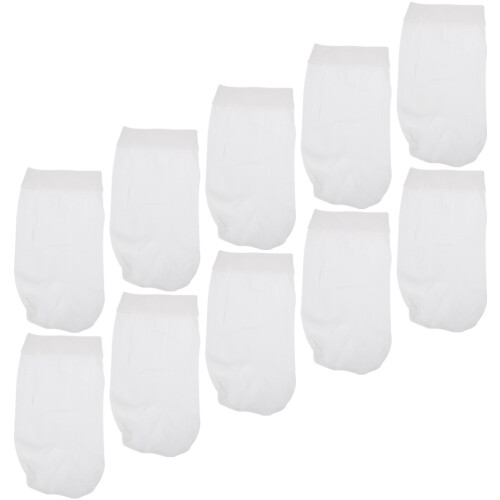 10Pcs Durable White Pool Filter Socks for Swimming Pool Skimmers 2