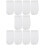 10Pcs Durable White Pool Filter Socks for Swimming Pool Skimmers 9