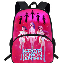 (Style 16) Demon Kpop Hunters Cartoon School Backpack Durable Material Anti Students Shock