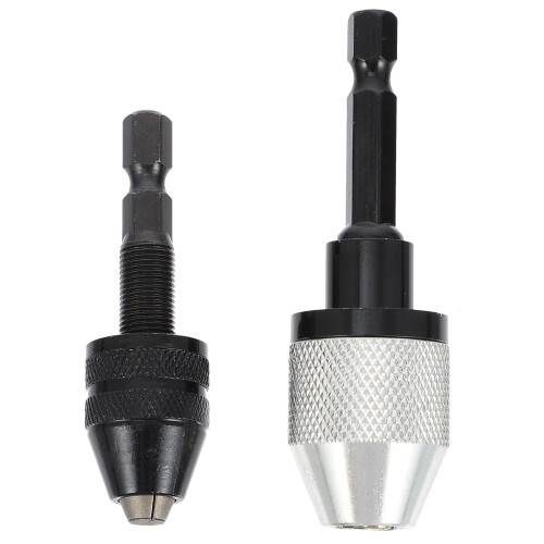 2 Pcs Conversion Drill Chuck Essential Tool Accessory