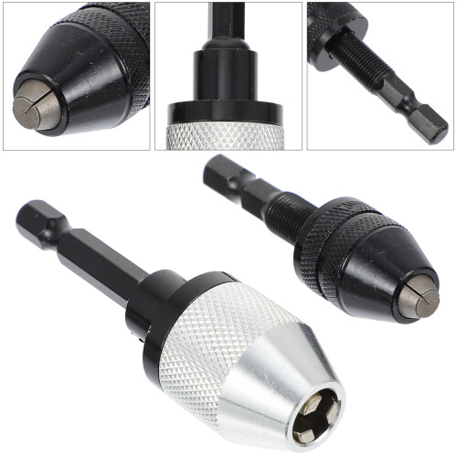 2 Pcs Conversion Drill Chuck Essential Tool Accessory 1