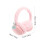 Oreillettes Pliables Hiver Rose Et Femme 2