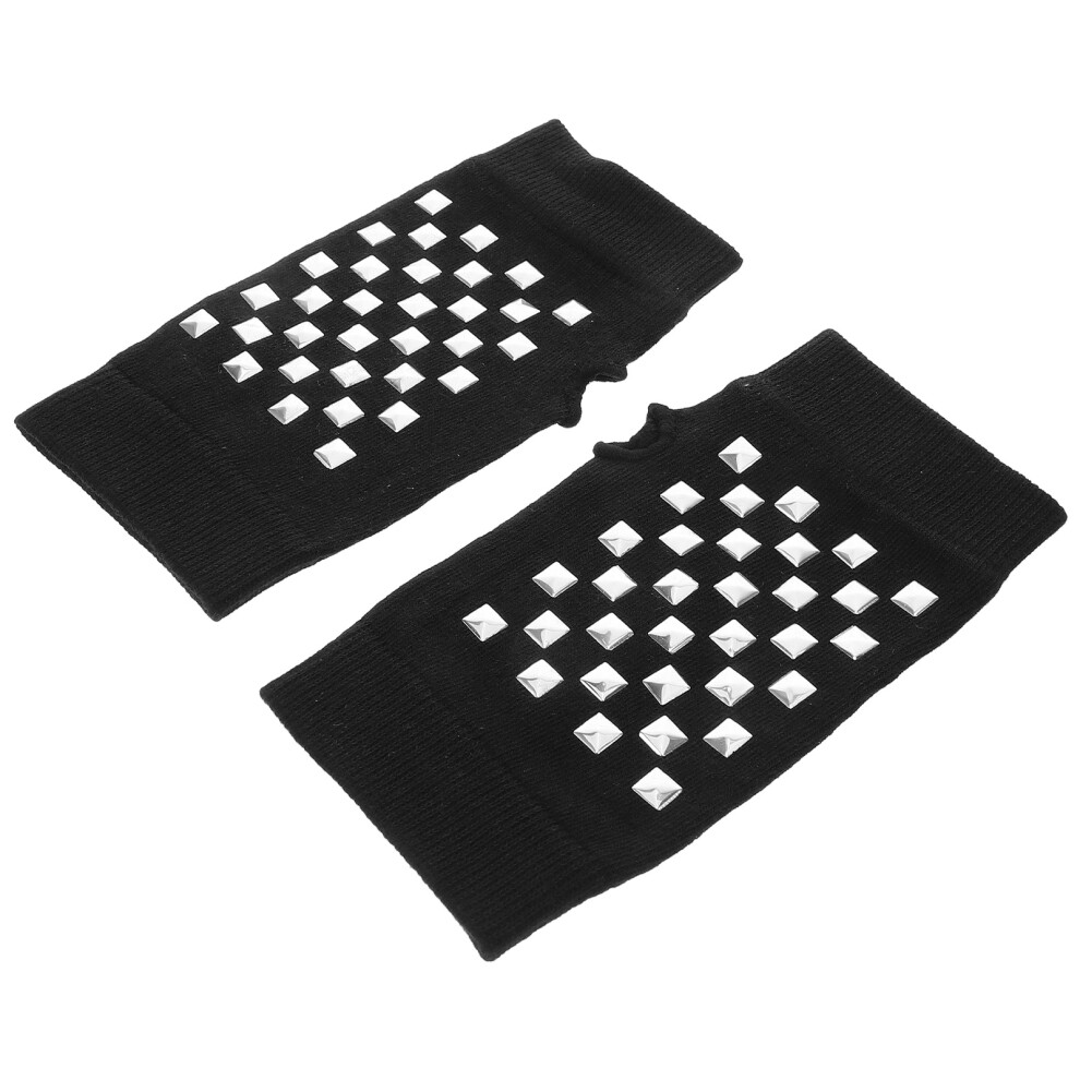 1 Pair Student Gloves Gloves Knit Hand Warmers Combed Cotton