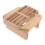 Durable Brown Wood Massage Stool Versatile Foot Bath Footrest Seat 9