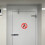 5pcs Network Safety Warning Stickers Do Not Lean On Equipment Decals 4