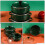 3Pcs Green Enamel Mini Stew Pot Set Kitchen Dutch Oven Ramen Soup Pot 6