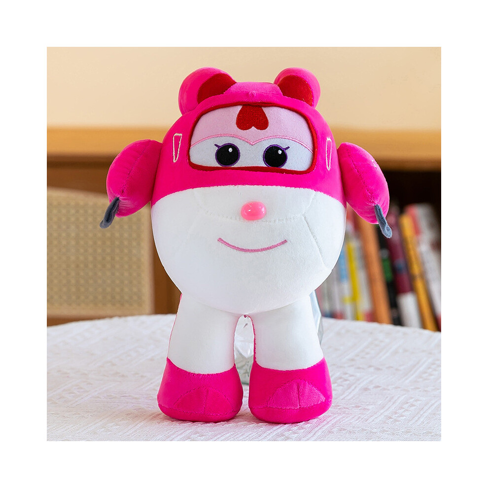 (Dizzy, 30cm/11.81in) Super Wings Character Jett Jerome Donnie Mira Dizzy Plush Pillow Stuffed Toy