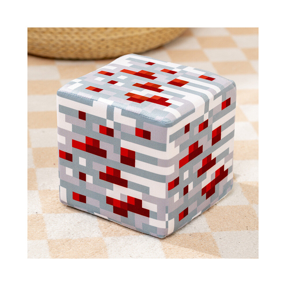 (Stone Block, 20cm) Minecraft Plush Block Pillow With Sponge Core For Colorful Doll Design Block
