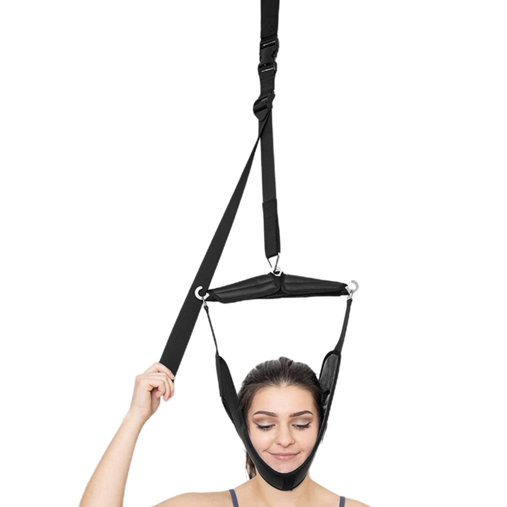 Cervical Neck Traction Device Over-The-Door Posture Corrector Relieving Neck Tension And Pain Neck Decompression