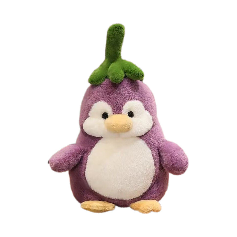 (80cm) Penguin Cute Eggplant Plush Toys Short Faux Fur Sleep Children Decor Doll Room-image-OPC-PJFRFCD-NEW