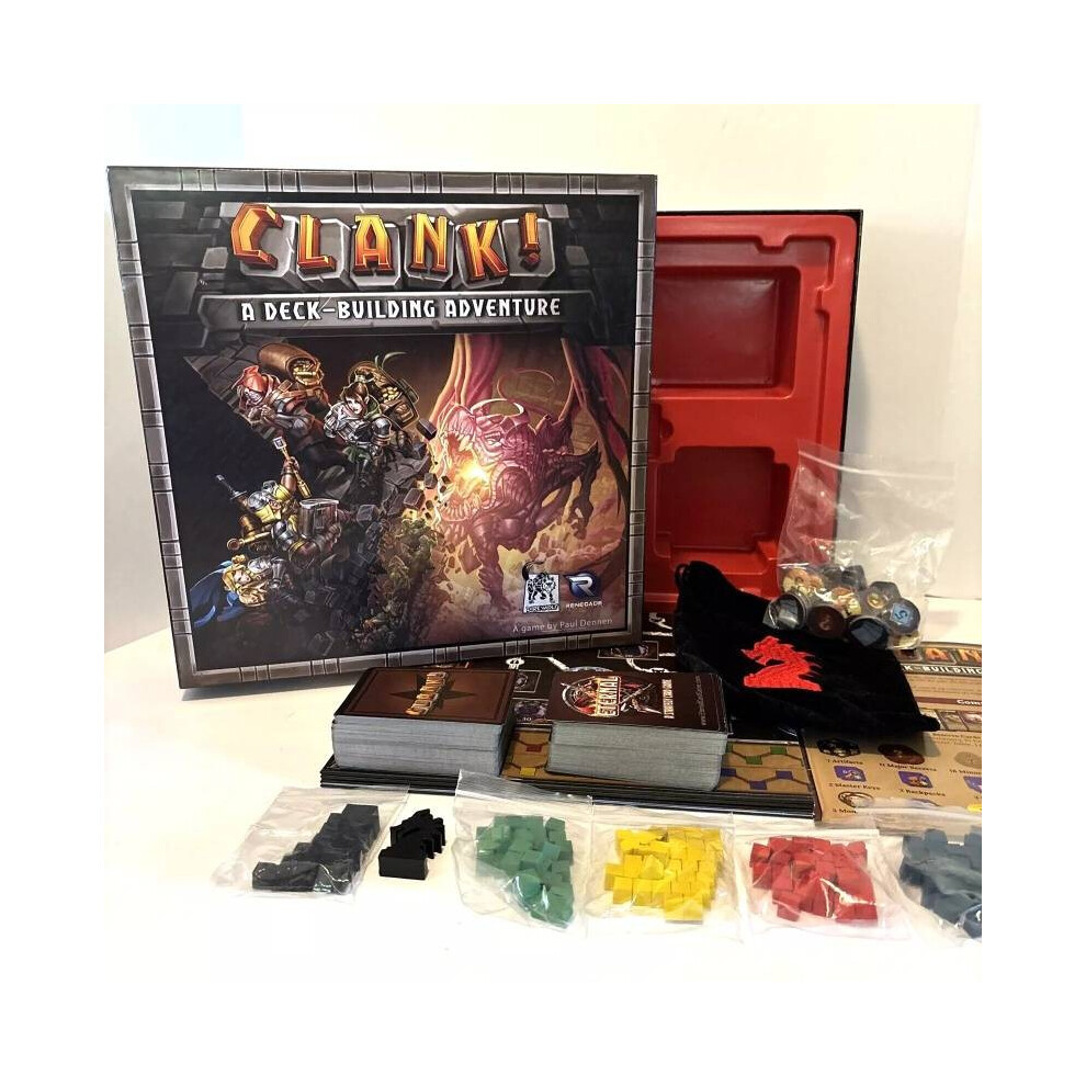 A Deck Clank Building Adventure Board Game Cards Family Tabletop Toy Games Prop