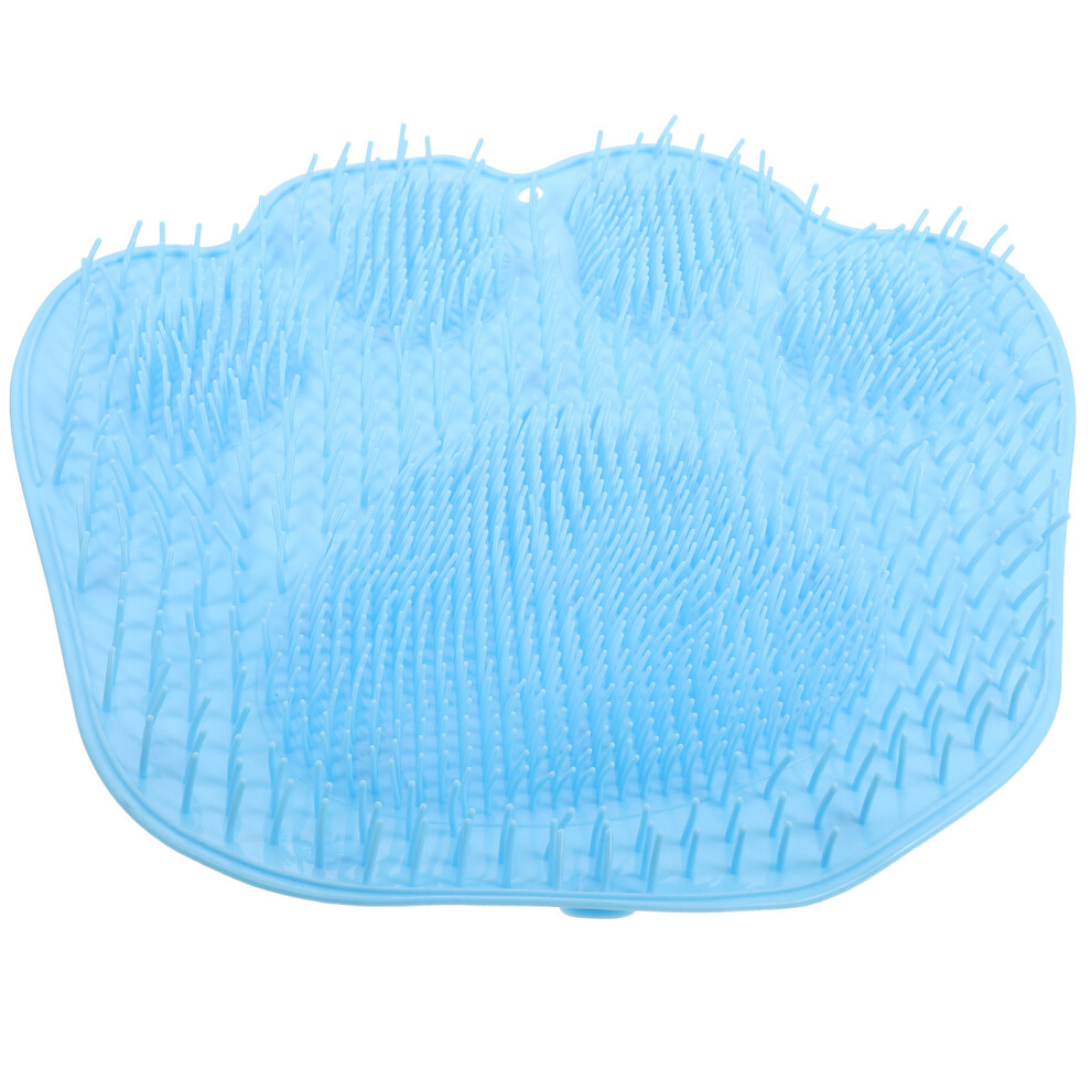 Raindrops Plastic Bath Mat Tpr Sky-Blue 1pack-image-OPC-PJFRG8B-NEW