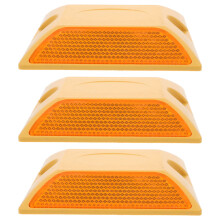 3 Pcs Reduced Ground Nail Reflector Driveway Entrance Reflectors