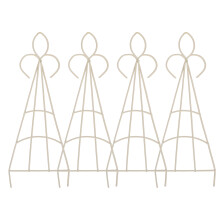 DIY Climbing Trellis 4Pcs Mini Metal Garden Support for Potted Plants
