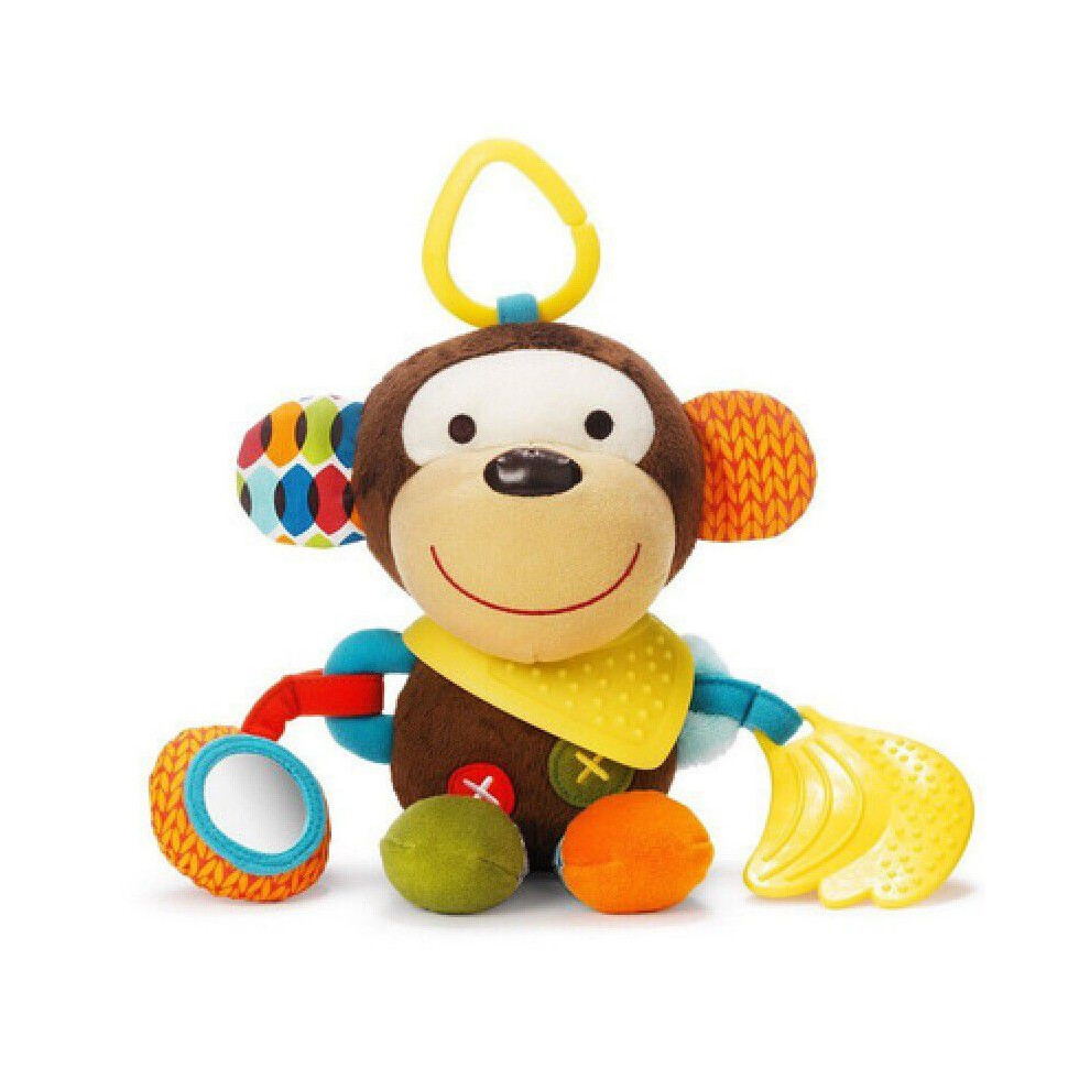 (Monkey)Jouets éducatifs pour bébé peluche poussette animaux suspendus bébé mobile