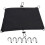 1Set Bagagli Elastico Nero Tessuto Resistente Impermeabile 7