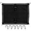 1Set Bagagli Elastico Nero Tessuto Resistente Impermeabile 1