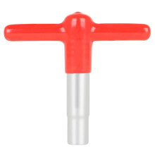 Red Zinc Alloy Drum Wrench Key with Comfortable Silicone Grip