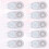 10Pcs White Correction Tape for Students Smooth Instant Dry Office Use 11