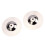 2Pcs Durable Silver Drum Cymbal Crash Metal Percussion Instrument 7