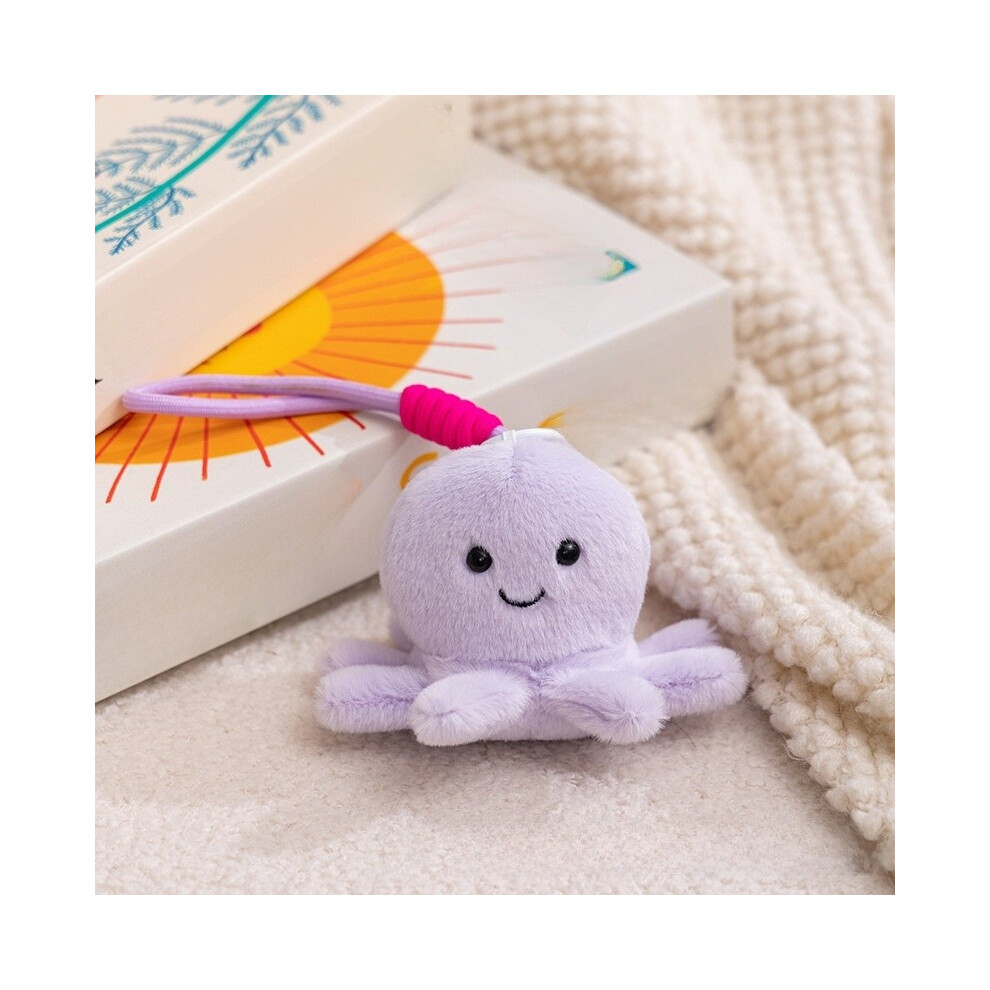 (Octopus 11cm) Seahorse Octopus Tortoise Crab Clam Plush Keyring Toy Doll Collectors Children-image-OPC-PJFRVY6-NEW