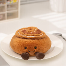 (Cinnamon Roll 14cm) Cup Coffee Teapot Baguette Cinnamon Roll Baguette Plush Toys Fabric Kids Short