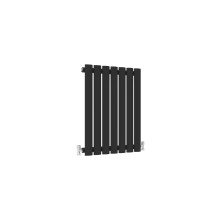 (Single, 600*413mm) Black Oval Tube Designer Radiator