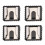 4Pcs Durable Hot Shoe Mount Adapter Bracket for Camera Flash Light 5