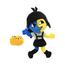 (Yellow)Ena Dream Bbq Pluche Speelgoed Pop Knuffel Schattige Cartoon Spel Personage Kindergeschenk 25cm