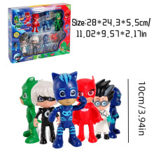 Masques Pj Catboy Cape Roméo PVC figurine jouet anime gâteau décoration enfant cadeau
