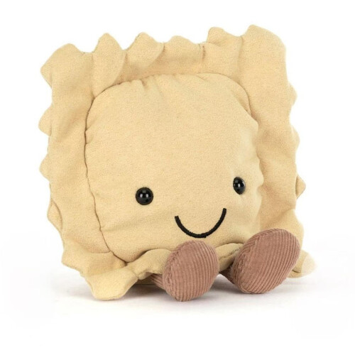 (Square)Amuseables Regenbogenwal Plüschpuppe mit Stickerei Geschenk für