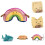(Square)Amuseables Regenbogenwal Plüschpuppe mit Stickerei Geschenk für 7
