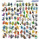 Lot de 104 blocs de construction Ninjago mini figurines enfants puzzle assemblage jouet cadeaux 4