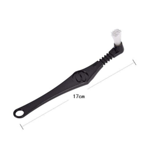 Nylon Coffee Brush Black Angled Head for Semi Automatic Machine 1