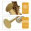 Golden Saxophone Bell Cover Elastic Reusable Instrument Accessory 8