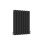 AICA (Double, 600*413mm) Black Oval Tube Designer Radiator 1